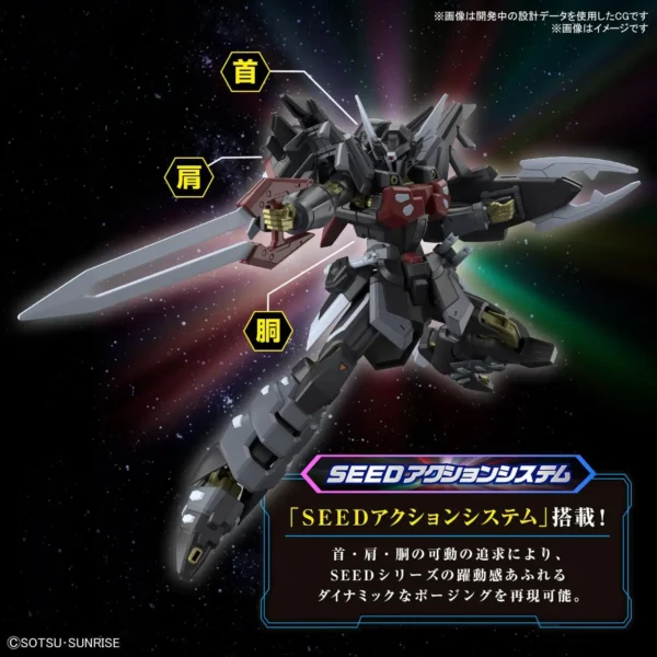 HG 1/144 Black Knight Squad Shi-ve.A - Image 5