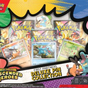 TCG Pokemon Ascended Heroes First Partners Deluxe Pin Collection