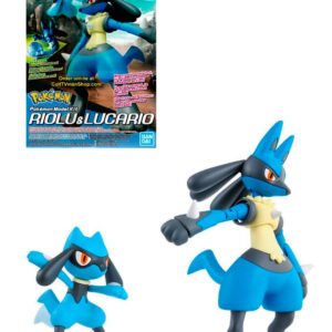 [PREVENTA] Pokemon Model Kit RIOLU & LUCARIO