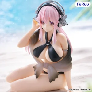 [PREVENTA] Furyu SUPER SONICO Noodle Stopper Figure Swimsuit Black Color ver.